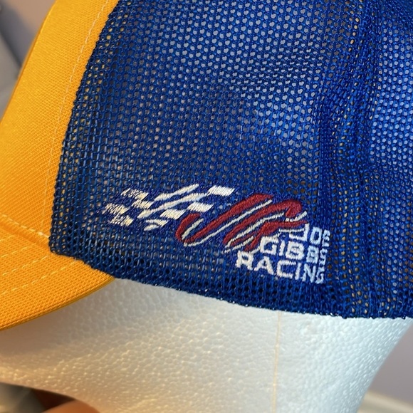 NASCAR Joe Gibbs Racing Pedigree Toyota Crew Sample Checked Flag Sports Hat Cap - Picture 9 of 12